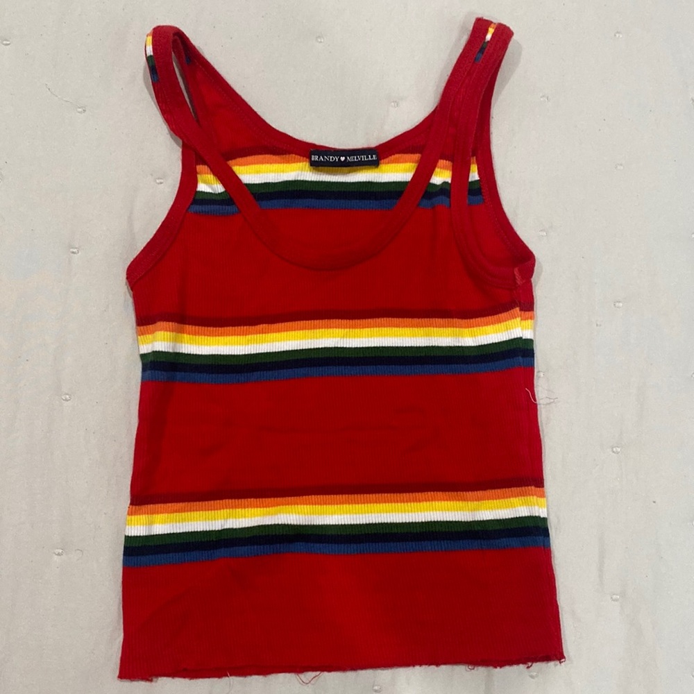 Brandy Melville stripped tank top